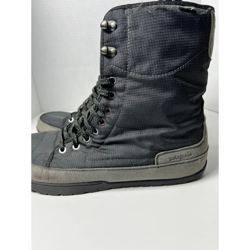 Patagonia Activist Mid Waterproof 100g Primaloft Boots Mens 12 Black Green